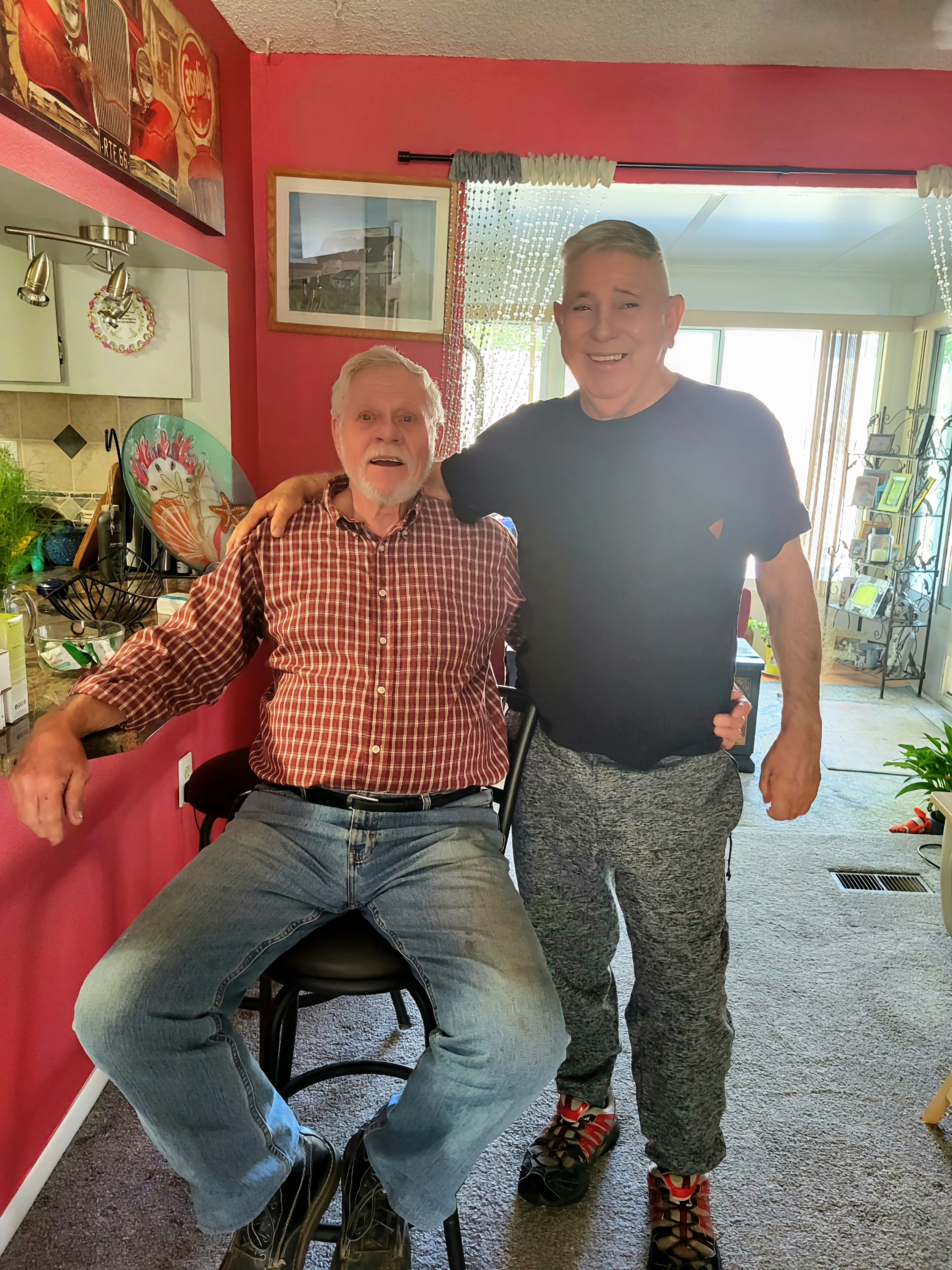 My dad with his lifelong friend from Vietnam and Roswell Bob Micander